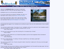 Tablet Screenshot of docksearch.com
